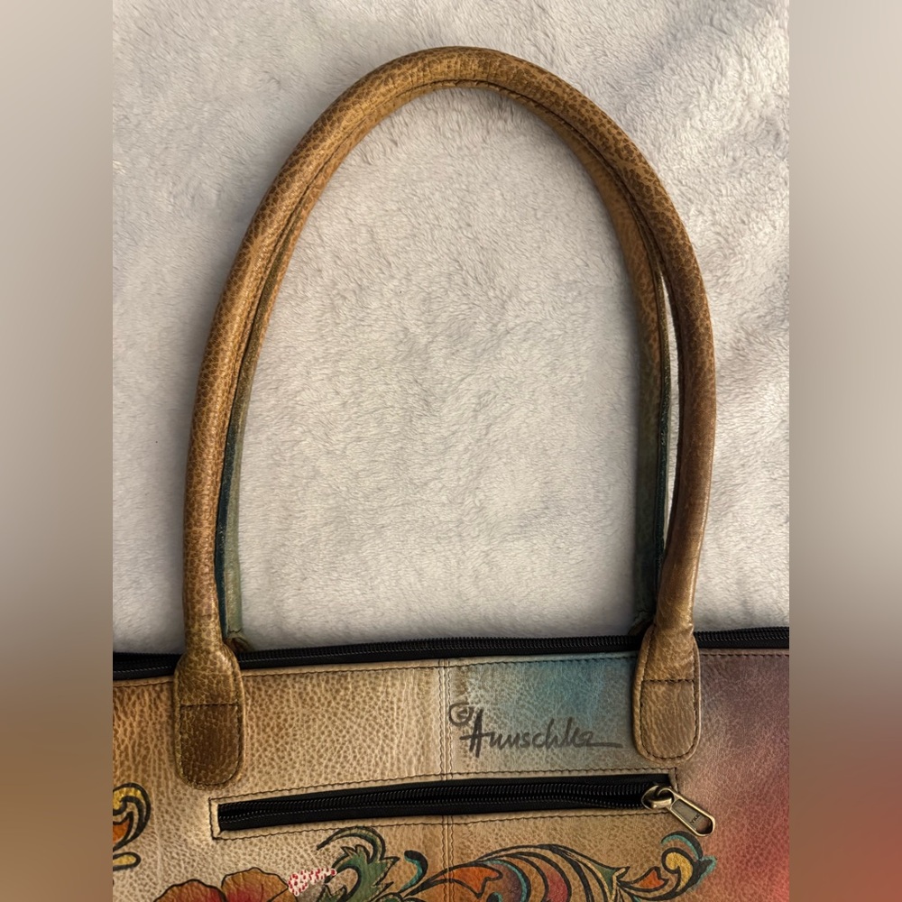 Anuschka Multicolor Floral Shoulder Bag - Picture 4 of 7